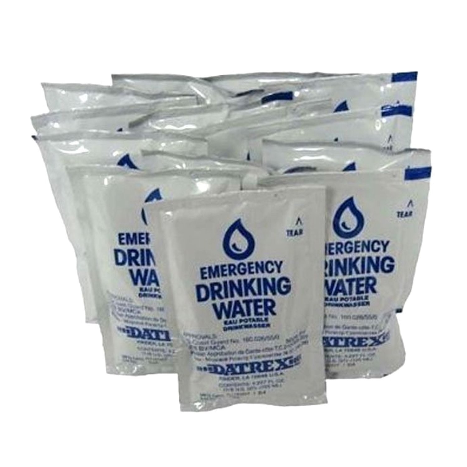 Emergency Water Packet 4.227 oz – 3 Day/72 Hour Supply 18 Packs , White