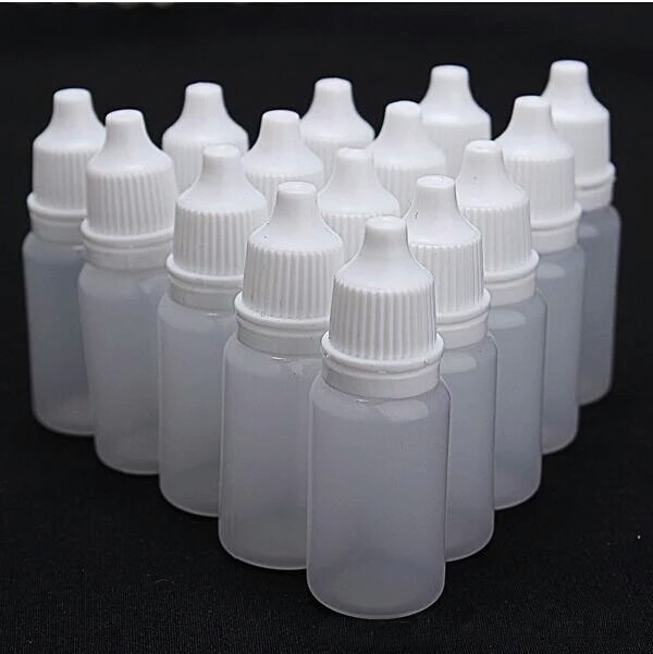 4 Plastic Dropper 1oz Screw on Cap liquid for Storage Hiking Camping travel bag