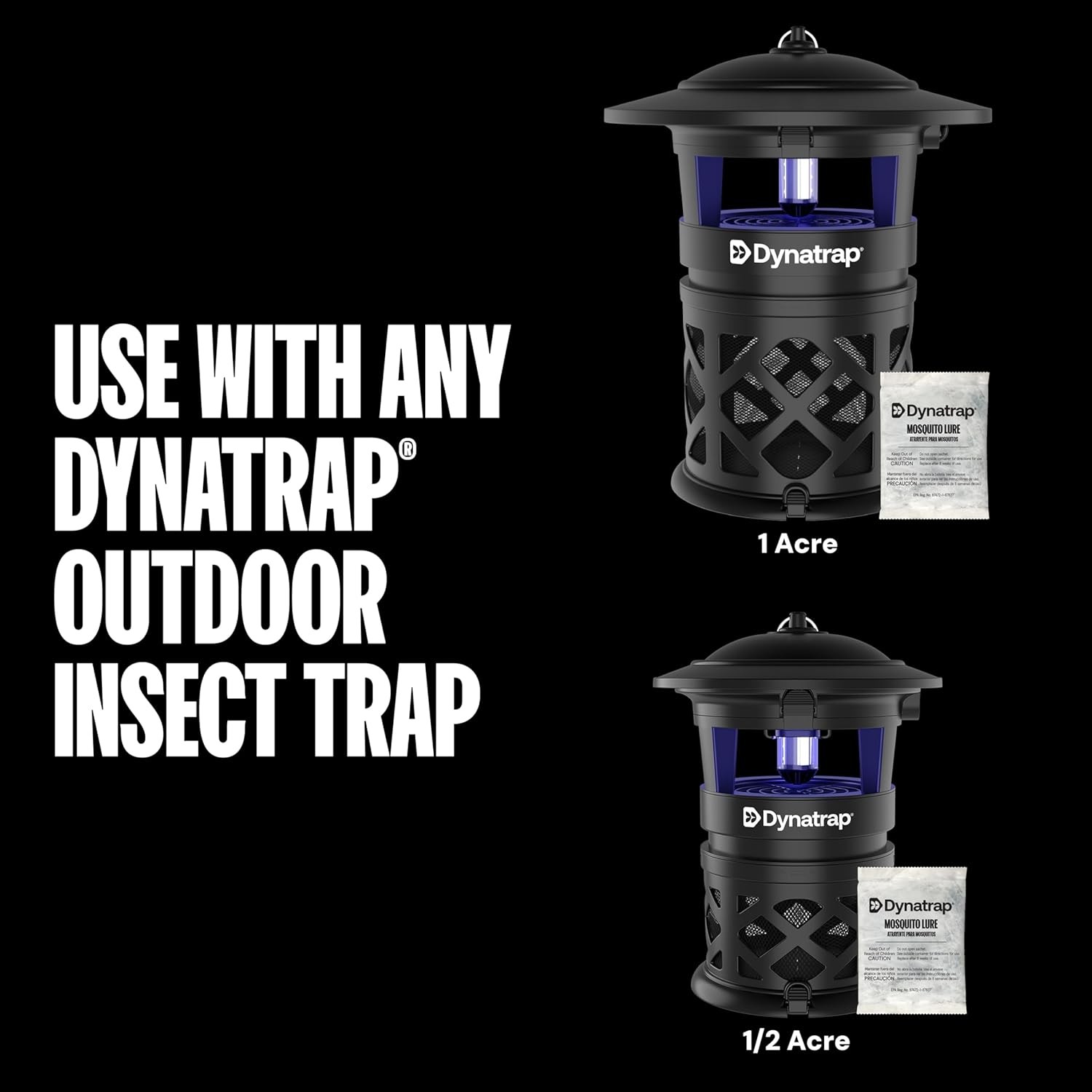DynaTrap 100611 Atrakta Mosquito Lure Sachet for Any Insect White