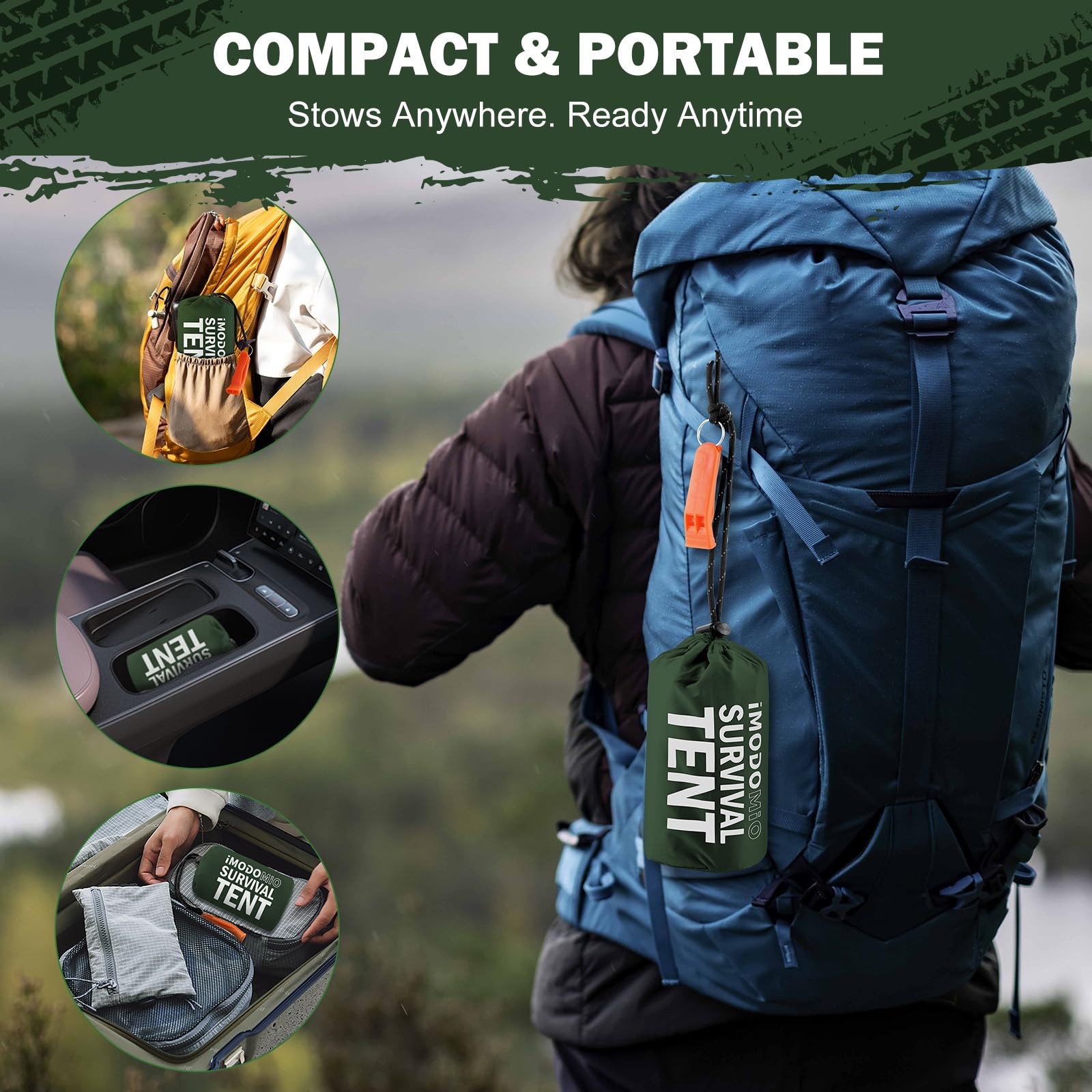 Life Emergency Tent Survival Shelter – 2 Person Mylar Emergency Shelter Tube …