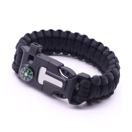4x Paracord Bracelet Waterproof Outdoor Adjustable Survival emergency Knife Kit
