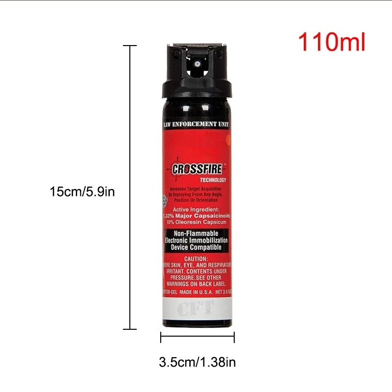 3 Pack Pepper Spray Self Defense, 1.33% MC, 3.7 Ounces