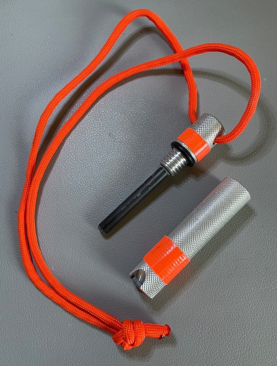 Fire Starting Kit Emergency Survival Matches Magnesium Exotac Lighter Sleeve