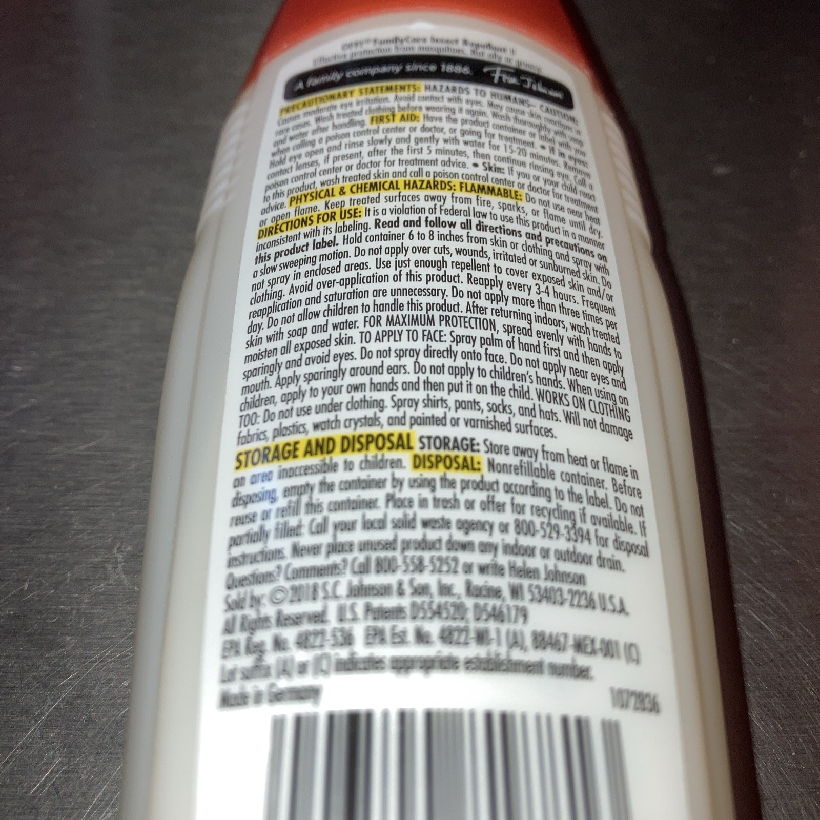 (3) Off Family Care Insect Repellent Clean Feel 6oz