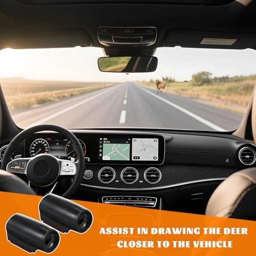Car Deer Whistle Warning for Car Horn Unit, Wind Activated Vehicle Deer 4 PCS