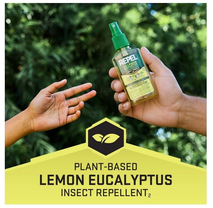 Repel Plant-Based Lemon Eucalyptus Insect Repellent, Mosquito Repellent, Pump Sp