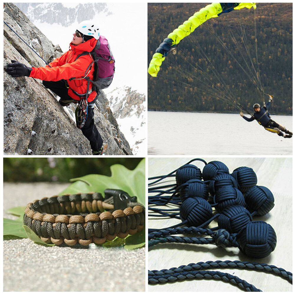 550 Paracord Parachute Cord in Spool Lanyard 50ft-1000ft Type III 7 Strand Core