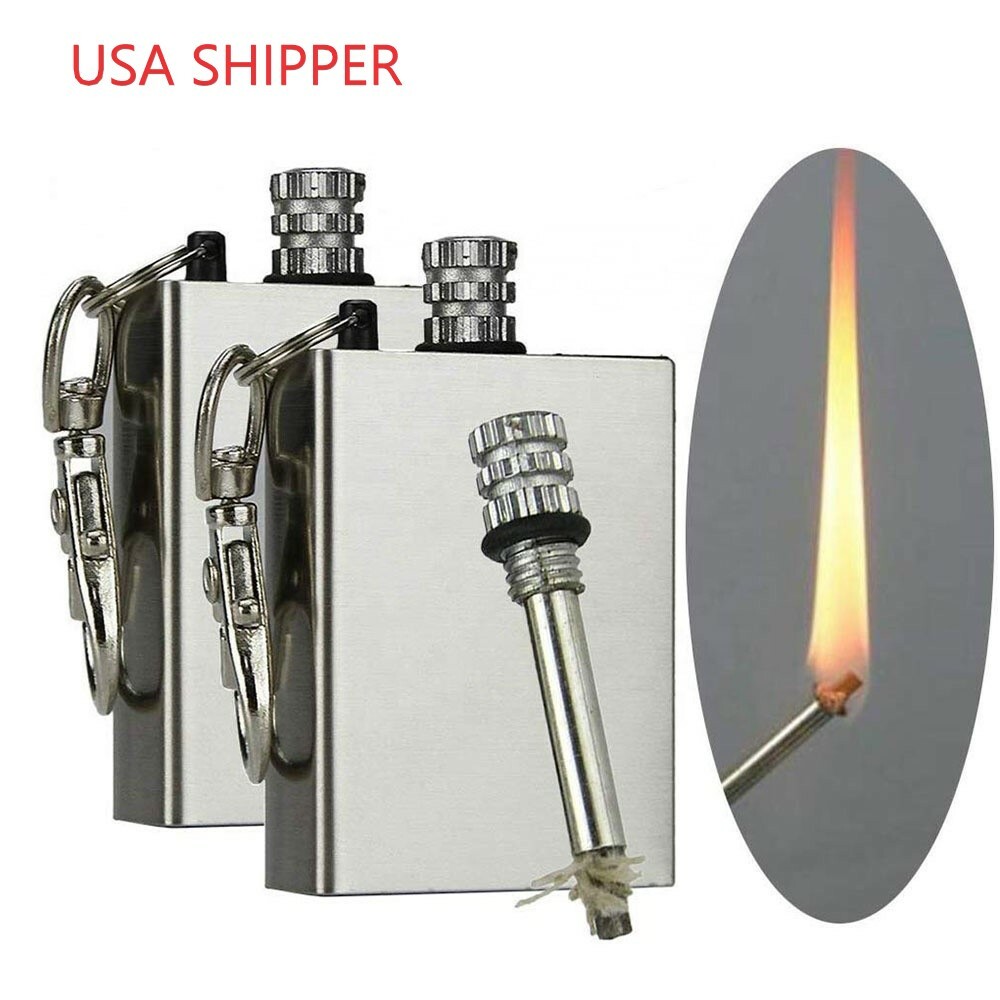 Lot 5 or More Permanent Match Lighter Waterproof Camping Metal Striker Survival