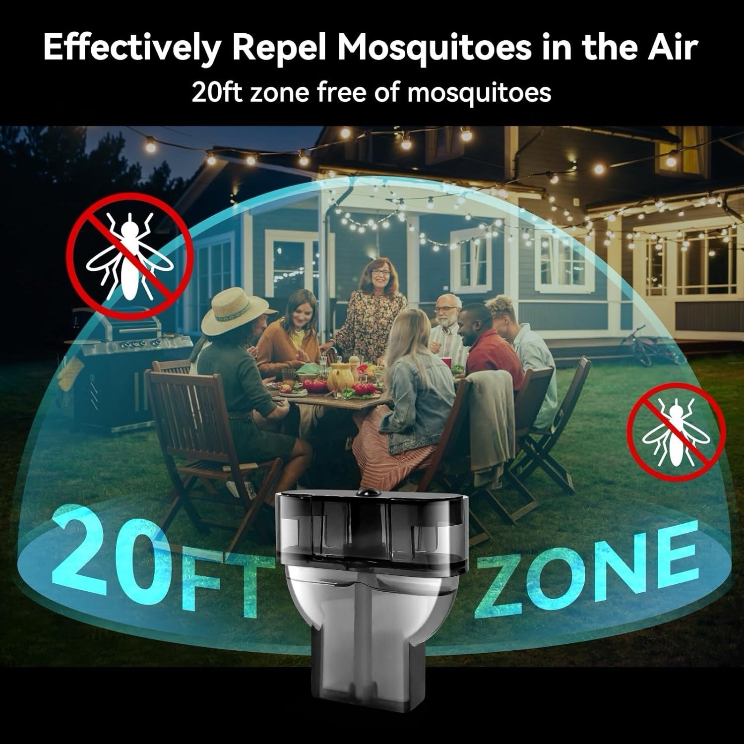 4Pack Patio Shield Mosquito Repeller Refills