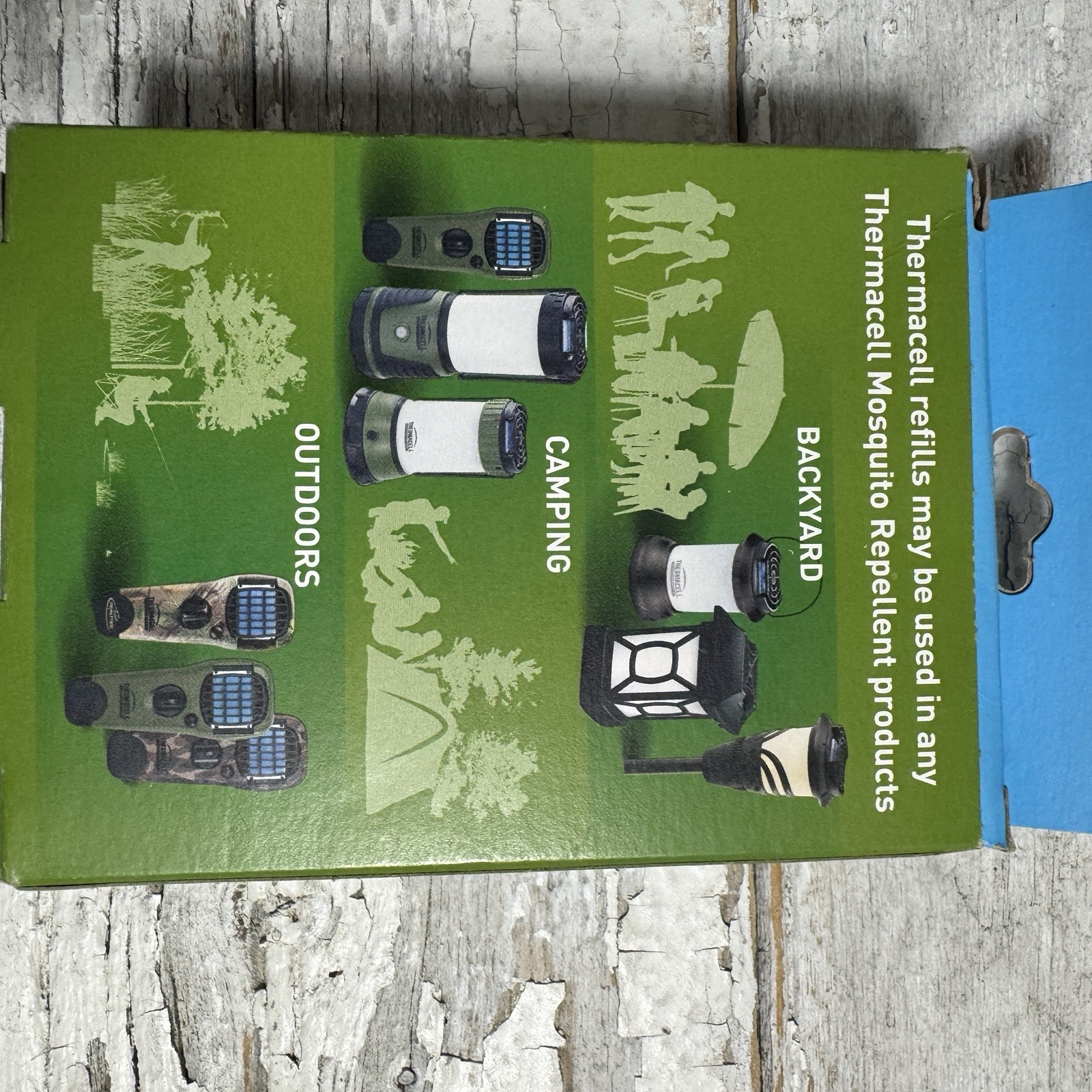Thermacell Mosquito Repeller Camo w/ Holster + 48 Hr Refill Pack Tested Works