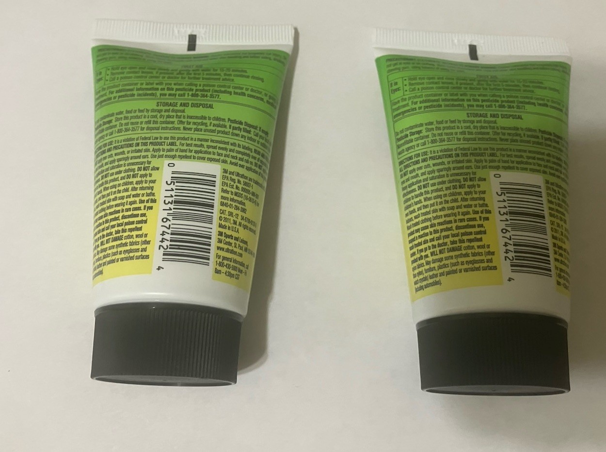 3m Ultrathon Insect Repellent Lotion 2pcs- 2oz- 12 HR Time Release Protection