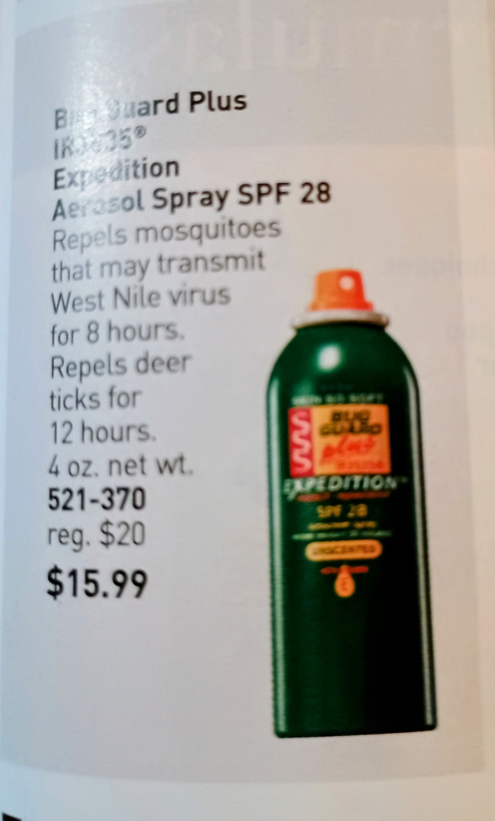2 Skin So Soft~Avon~Bug Guard Plus Expedition~Aerosol Spray~SPF 28 New & Wipes