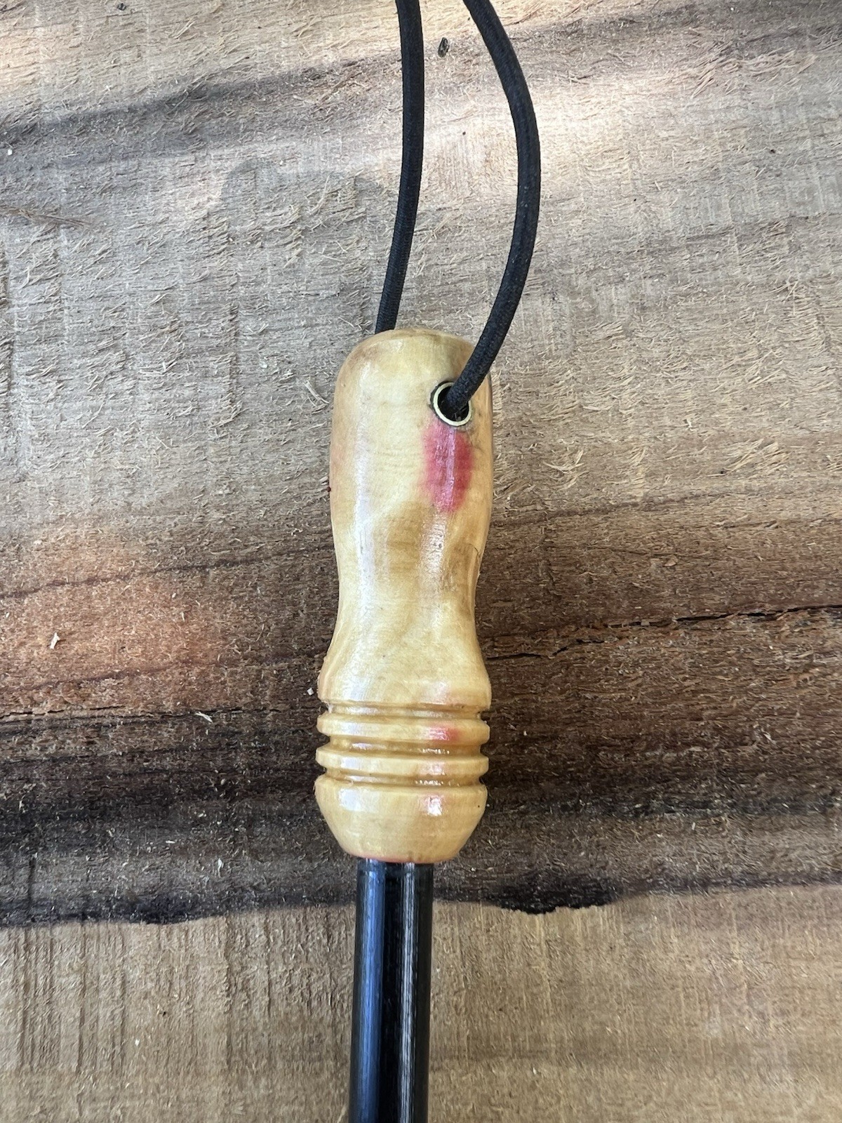 5/16 Ferro Rod Ferrocerium Firesteel Fire Striker Stabilized Buckeye Burl