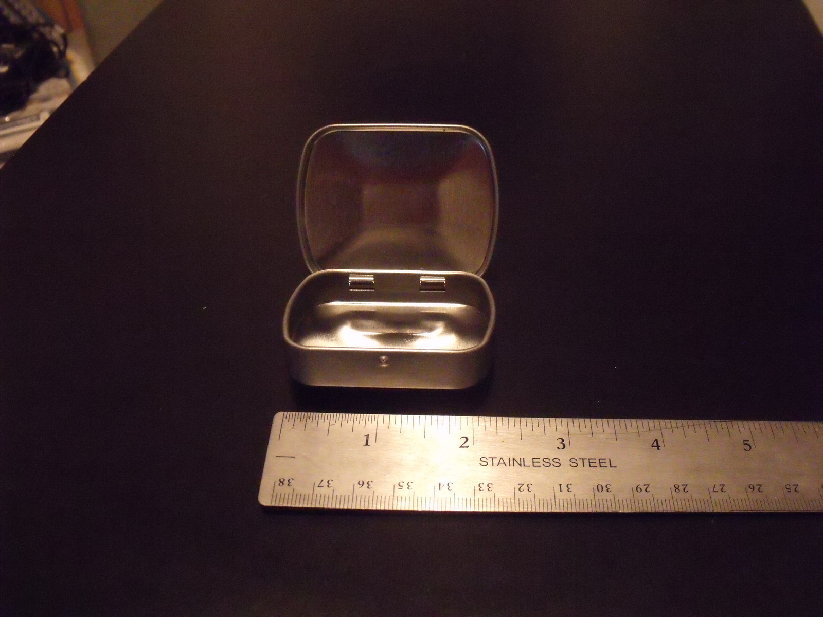 Emergency/Survival Metal Tin w/Hinged Lid: Small EDC, Char Cloth, Mini-Kits