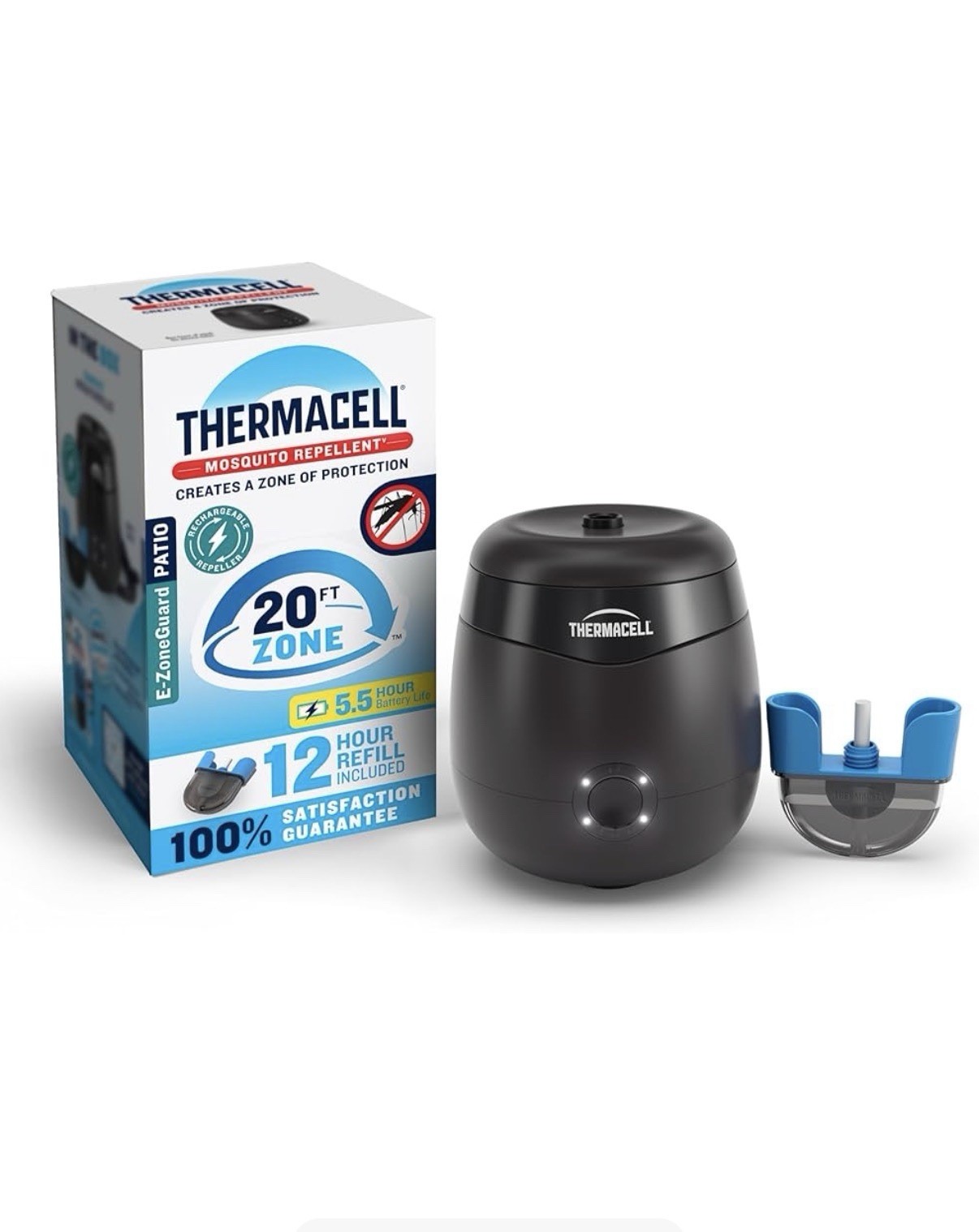 5 pack thermacell mosquito repellent devices with extra refills