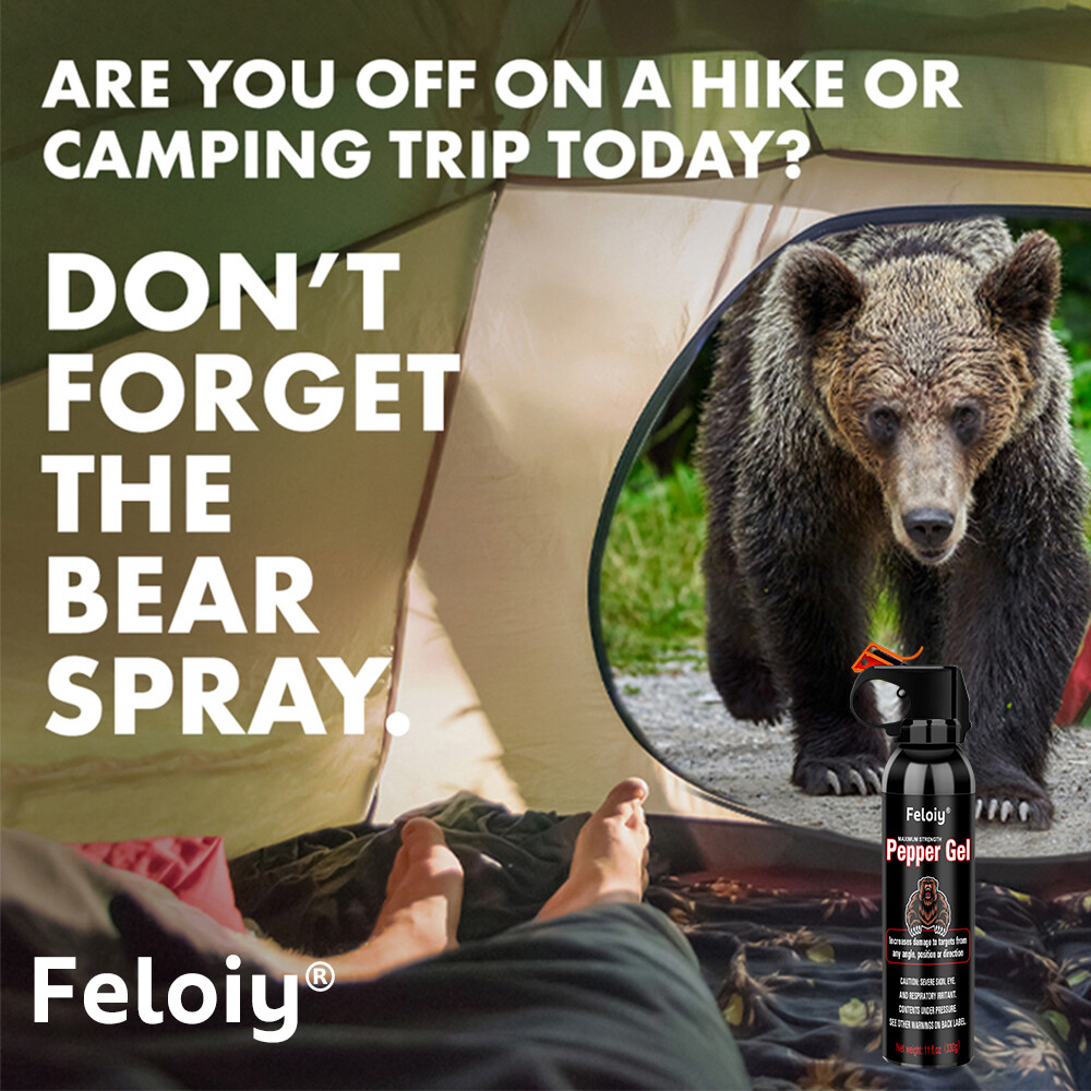 New Feloiy Maximum Strength 11 oz. Pepper Spray Self Defense