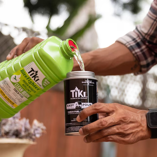 Tiki BiteFighter Torch Fuel 50oz Clean Burn Mosquito Repellent Oil Refill