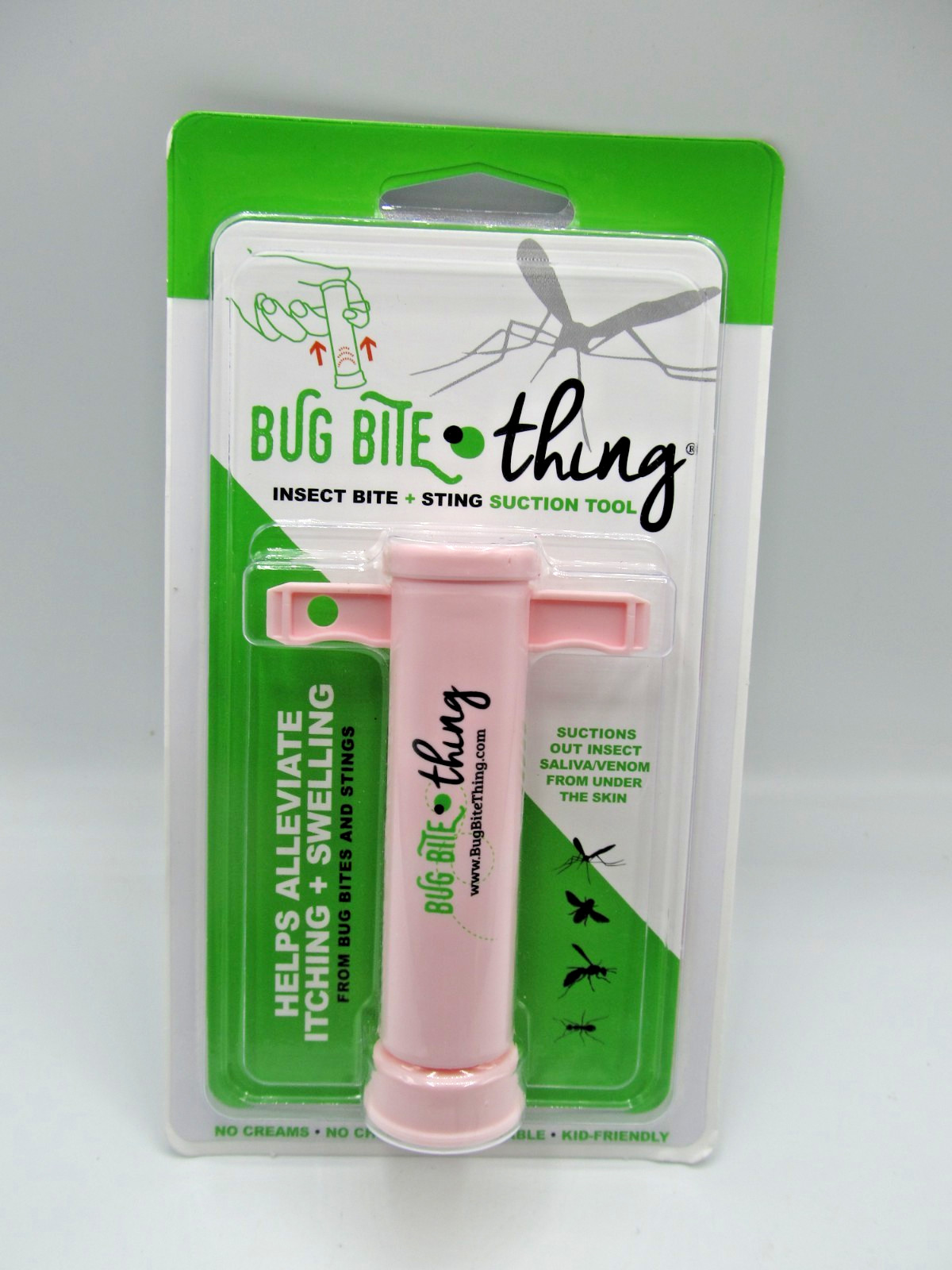Bug Bite Thing Chemical Free Sting Suction Tool Lot of 4 Black White Pink & Blue