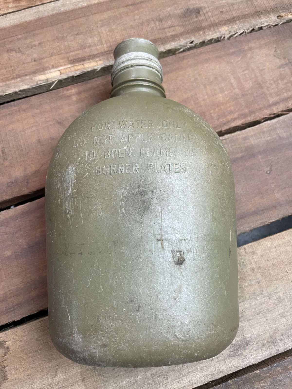 GENUINE USGI MILITARY SURPLUS 1 QUART WATER CANTEEN AND COVER ARMY OD GREEN GC