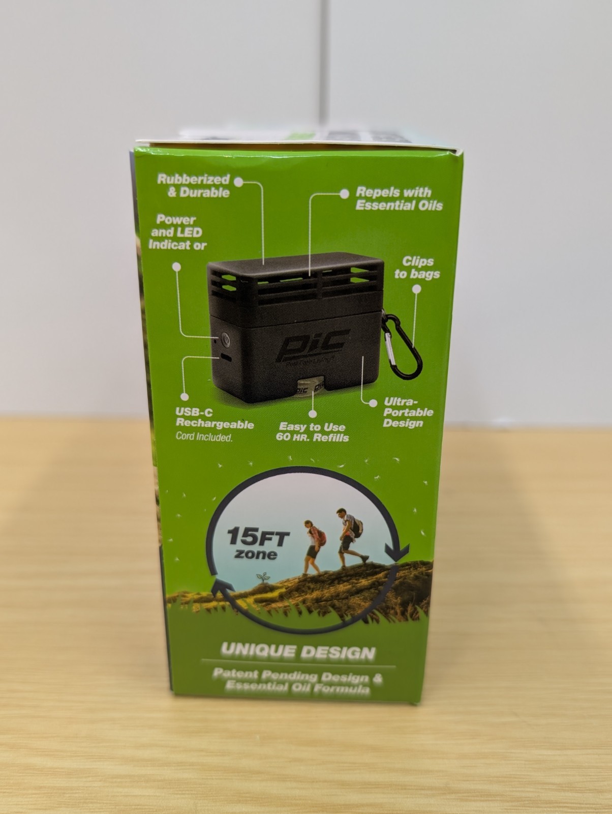 4x Lot of PIC Portable Mosquito Repellent 60 Hour Cartridge 15ft Zone Four Pack