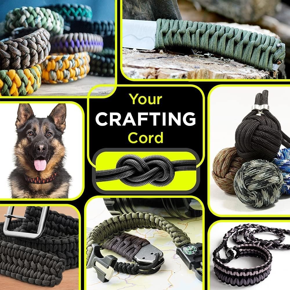 5/32″ Paracord Rope 1000 – 1000ft / 200ft / 100ft / 50ft – Tactical Parachute Co