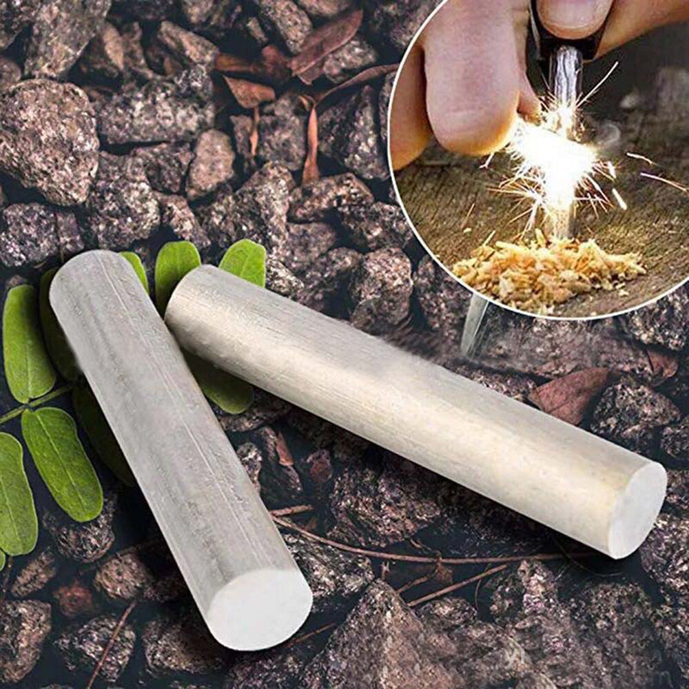 20PC 99.99％ Mg Magnesium Metal Rod Bar 16mmX9cm For Light Fire Camping Survival
