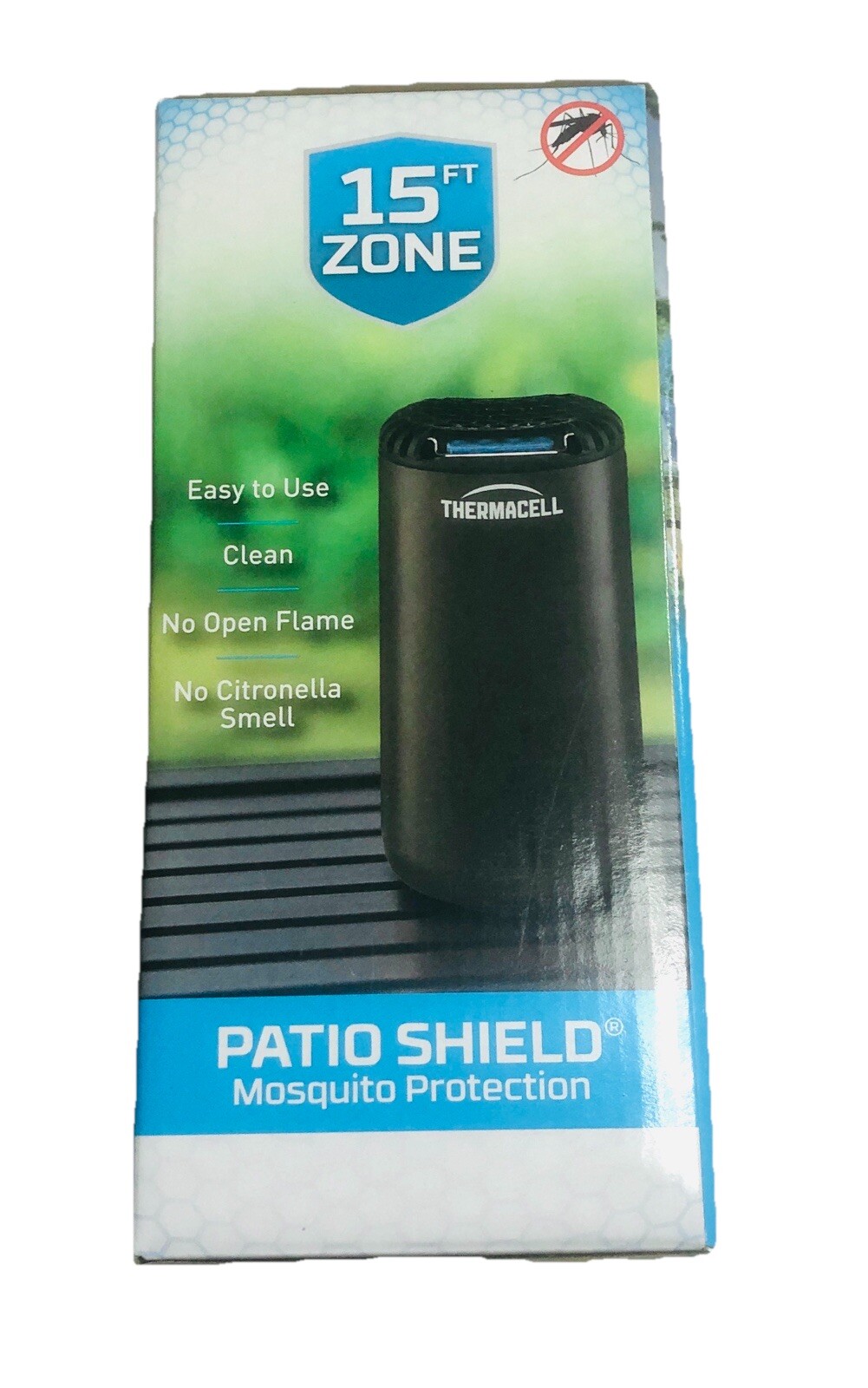Brand New – THERMACELL Patio Shield Mosquito Protection GRAPHITE 15 ft. Zone
