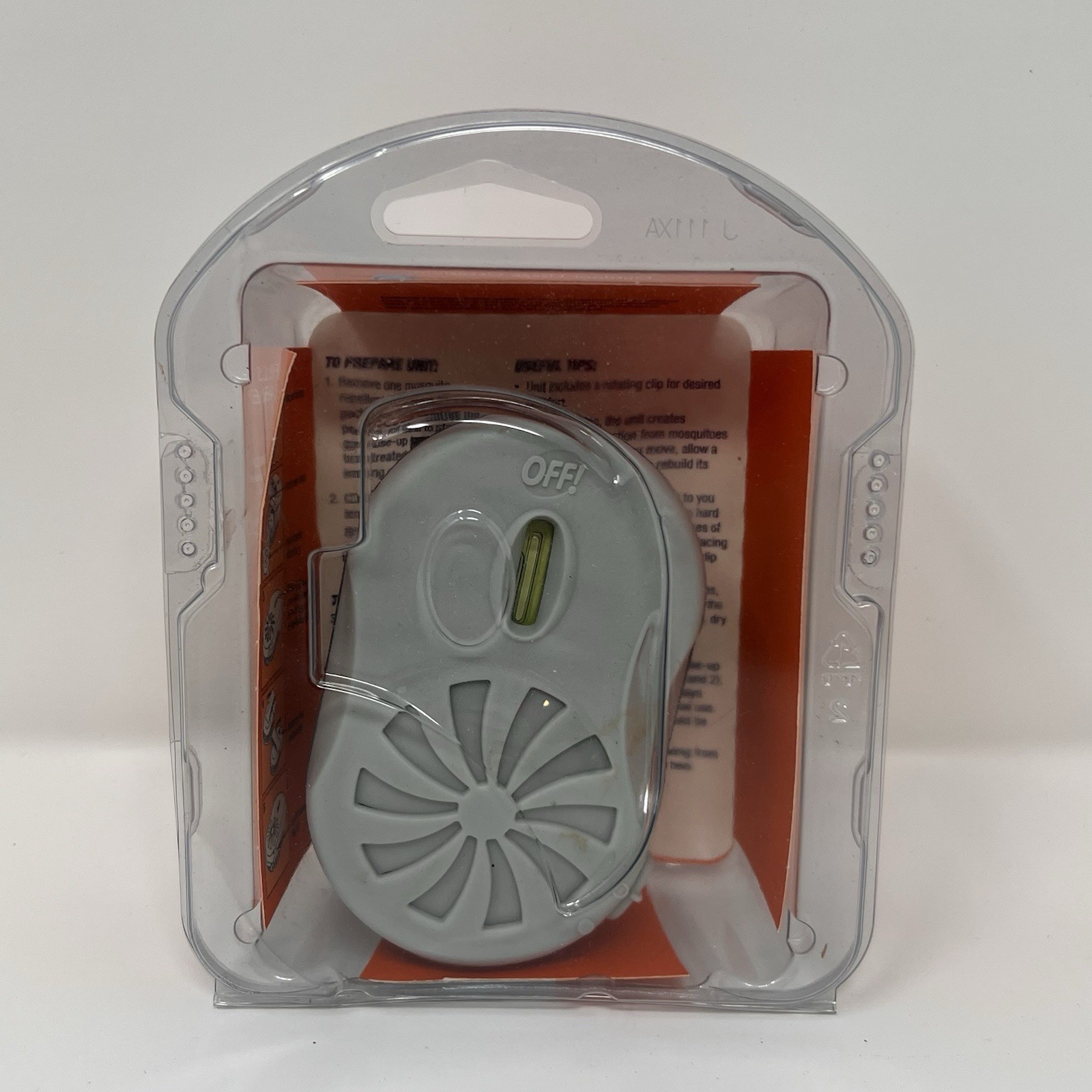 OFF! Clip-On Mosquito Repellent Battery Operated Starter Unit Sealed 2010