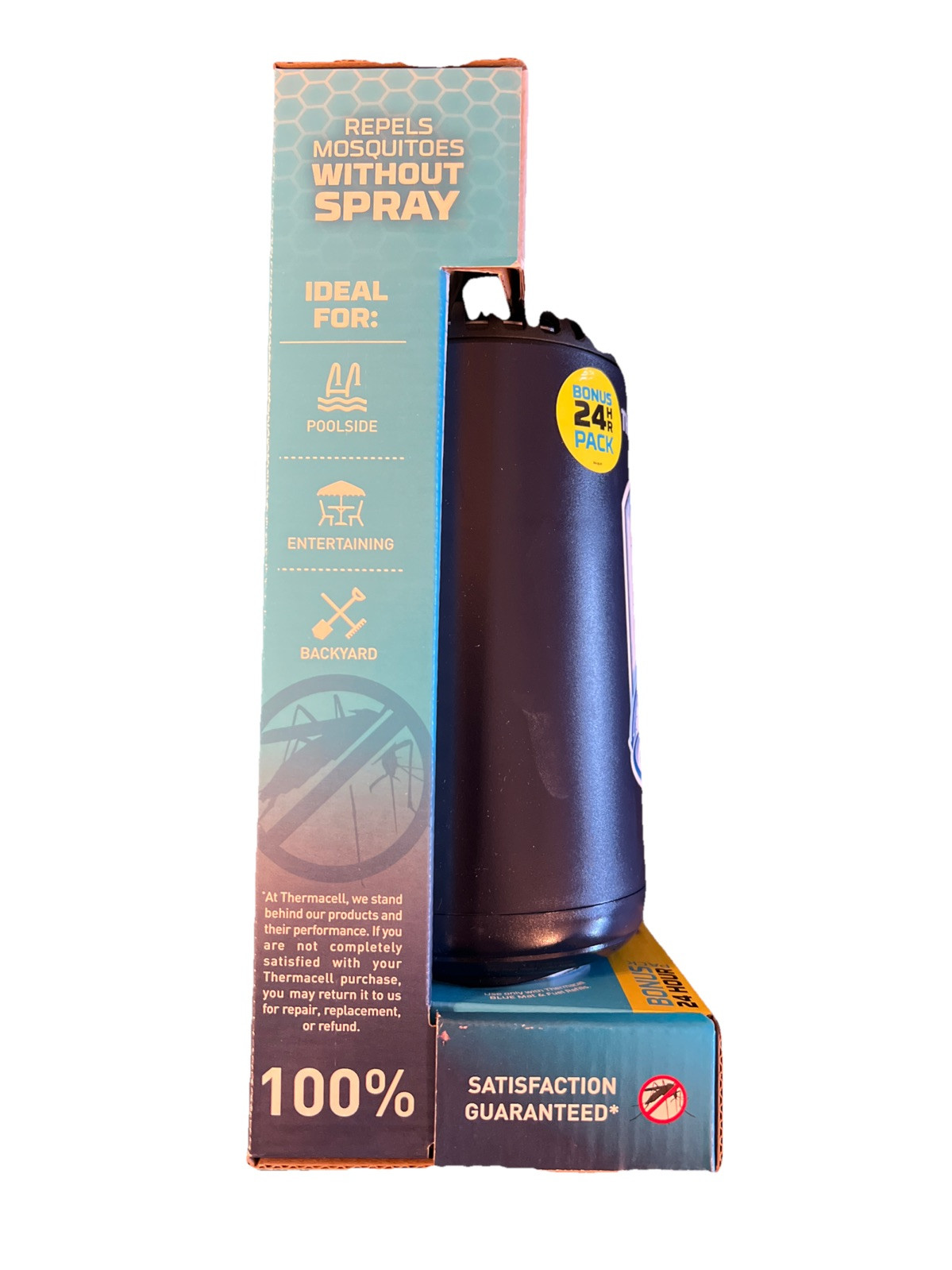 Thermacell Patio Shield Mosquito Repellent Kit Bonus Pack 15 Ft Zone Midnight