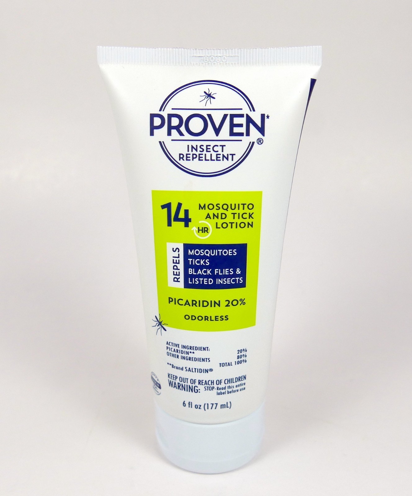 Proven Insect Repellent Mosquito and Tick Lotion 14 HR Odorless 6 Fl oz New
