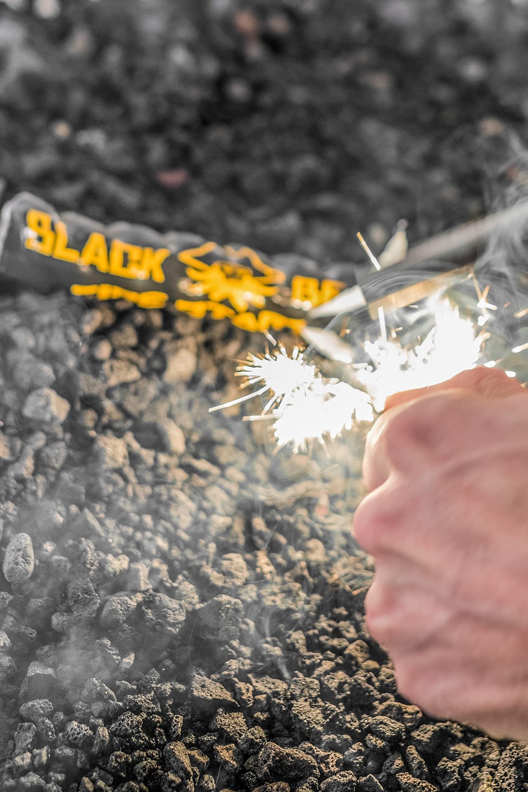 Black Beard Ferro Rod Fire Starter |Extra Large – ½’’ Thick, 5’’ Long | Windp…