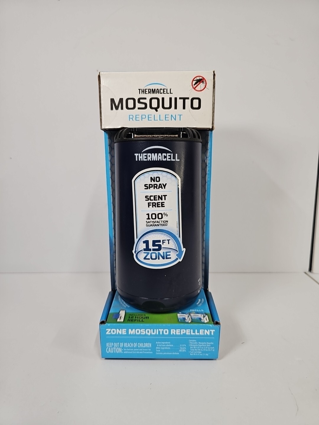 Thermacell Mosquito Repellent Patio Shield Midnight 15 Ft Zone Spray & Sent Free