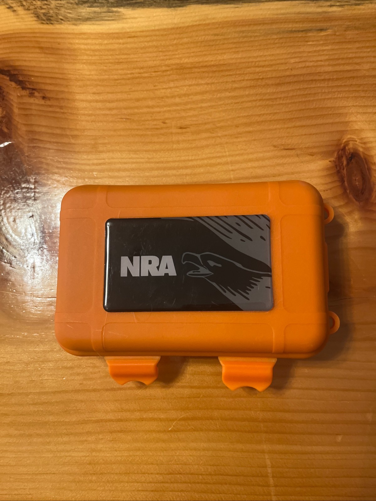NRA 8 PIECE SURVIVAL KIT with WATER RESISTANT ORANGE CASE CM1300991 NEW