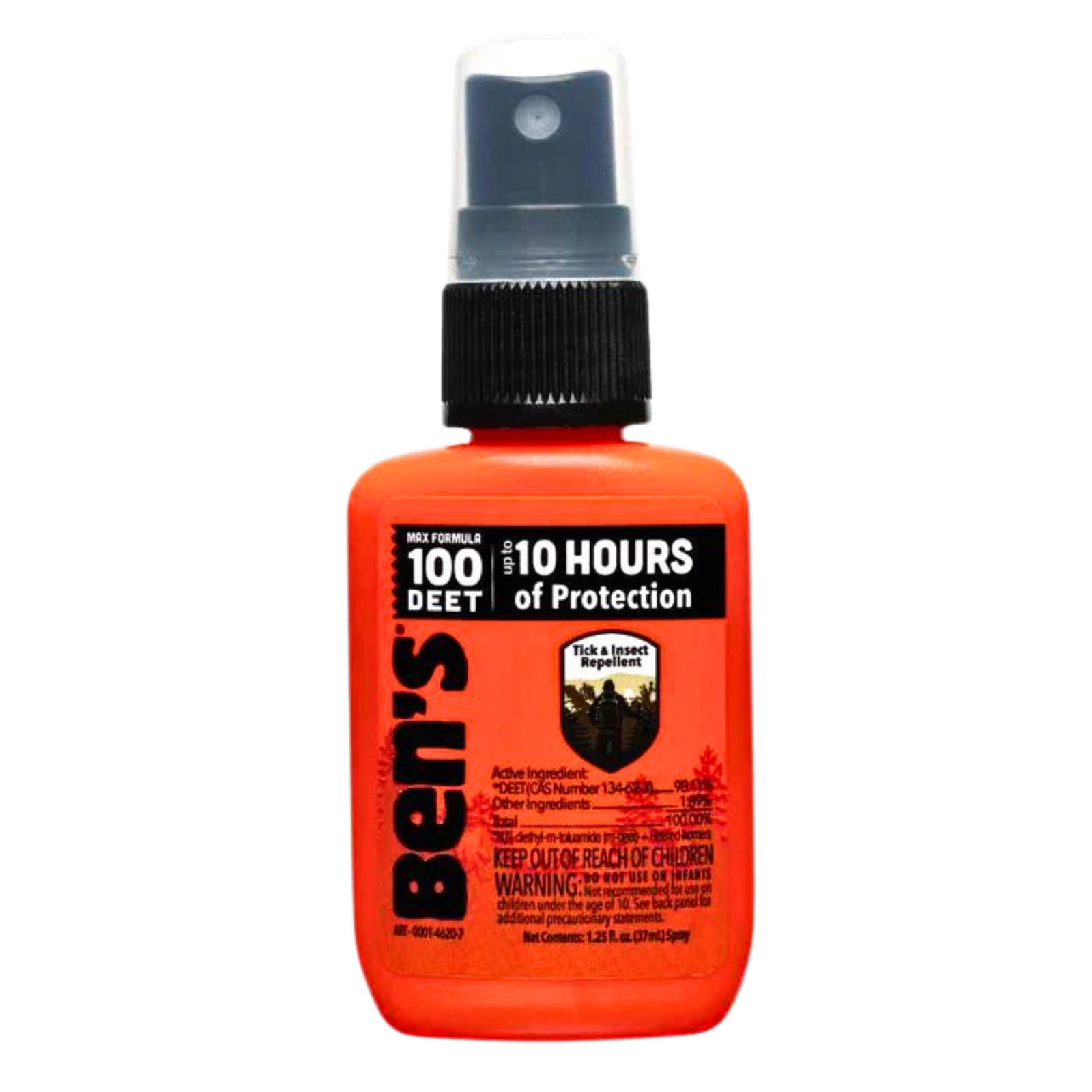 Ben’s Tick & Insect Repellent Max Formula [100% DEET / Pump Spray]: 1.25 oz.