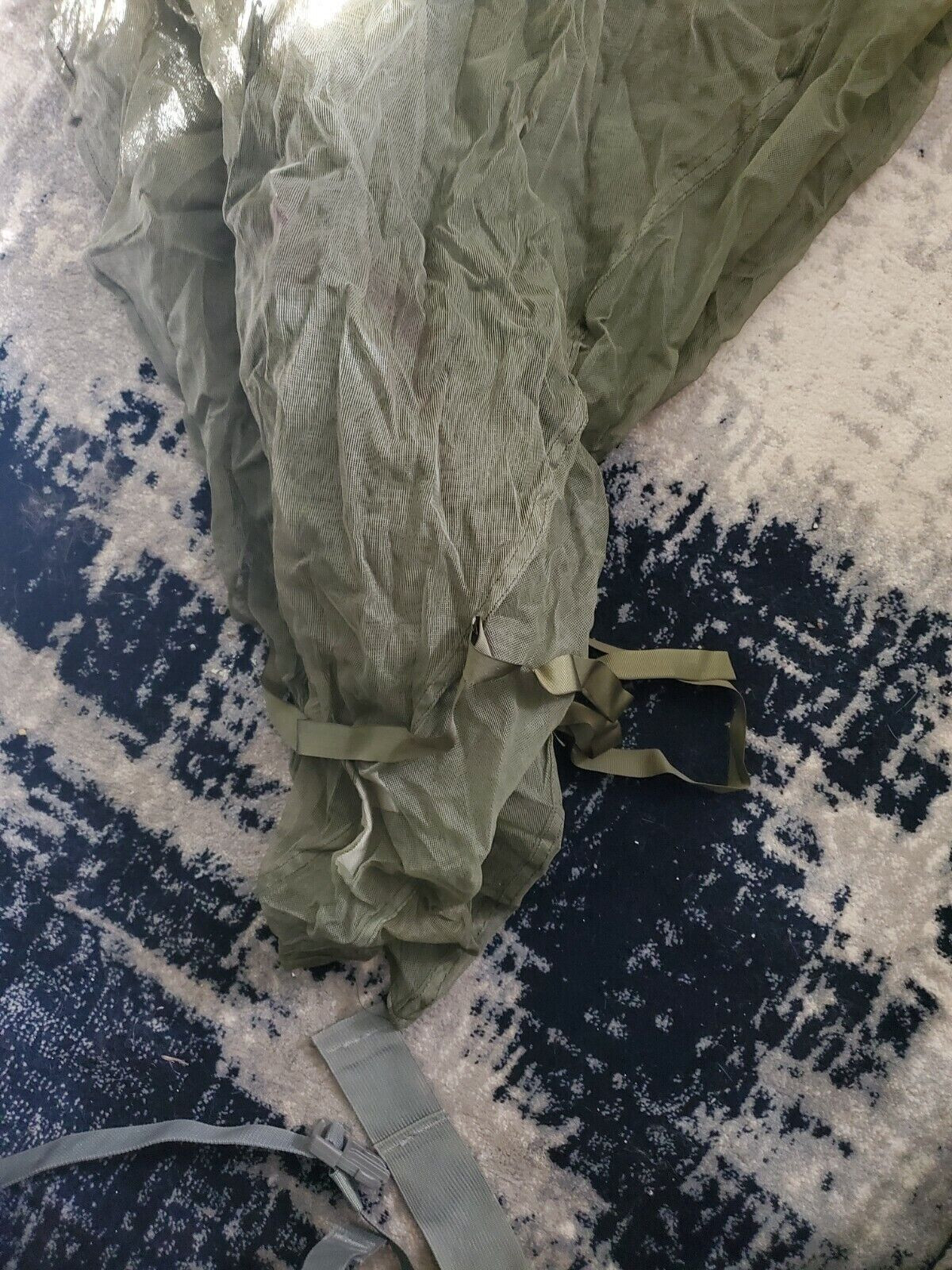 US MILITARY ARMY SKEETA-TENT INSECT NET MOSQUITO NO SEEUM MESH COT COVER VGC