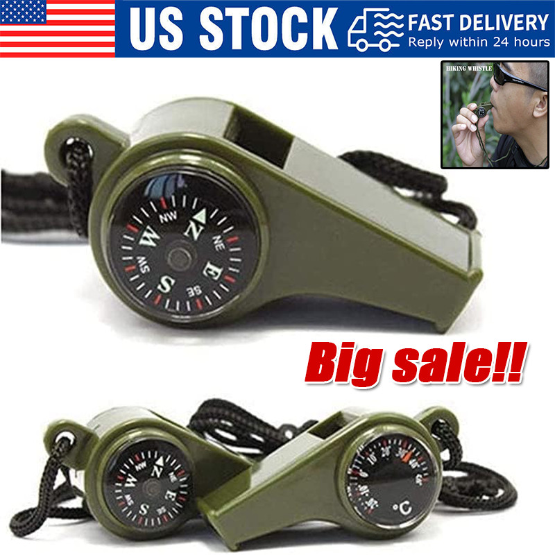 1-200 Very Loud Keychain Whistle for Survival, Sports, Hiking, Outdoor Activity