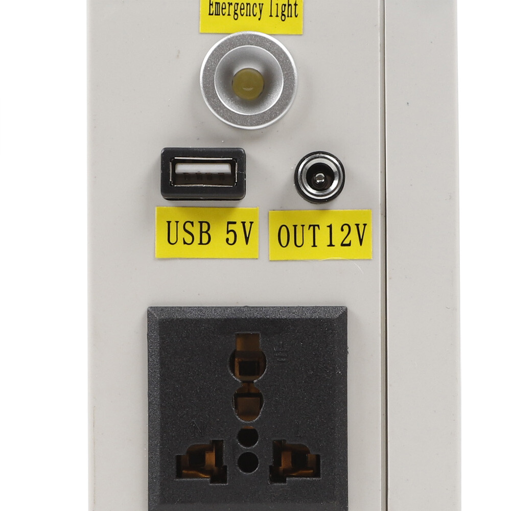 110V Hand Crank Generator Emergency USB Charger Camping Outdoor Survival LED