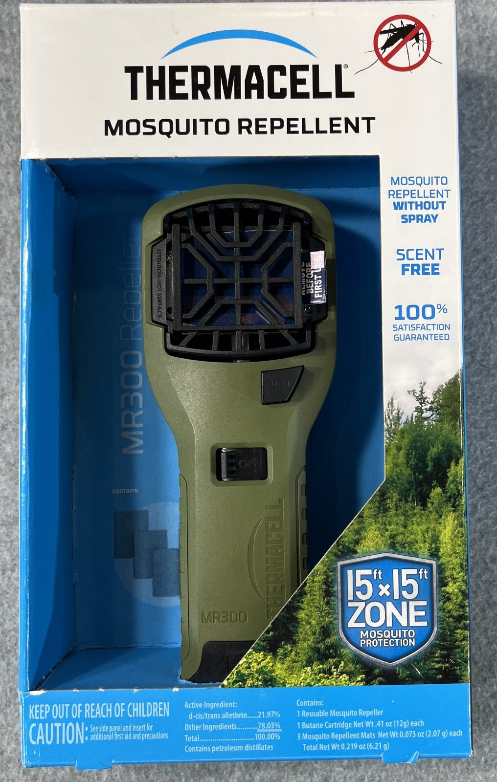 Thermacell Mosquito Repellent MR300 Portable Heat Activated Repellent NIB/New
