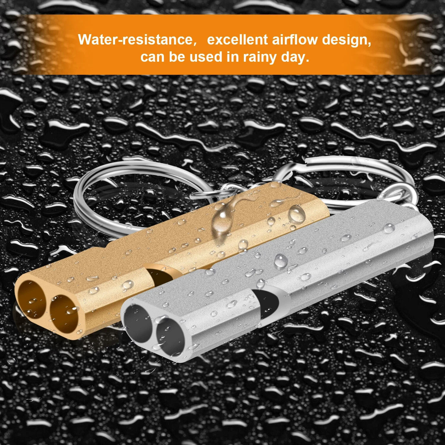 20 Pcs 120db Loud Emergency Survival SOS Whistle Camping Hiking Keychain Outdoor