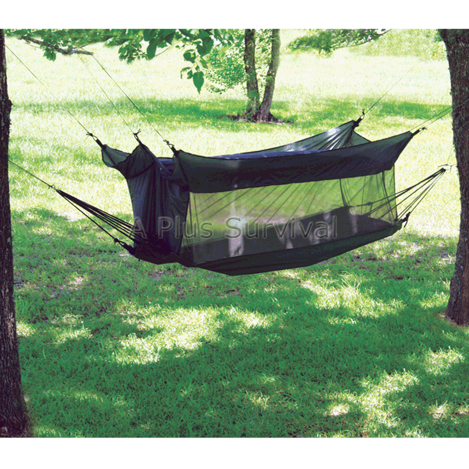 Lot of 2 – Texsport Wilderness Hammock Tent Combo Shelter for Camping Survival