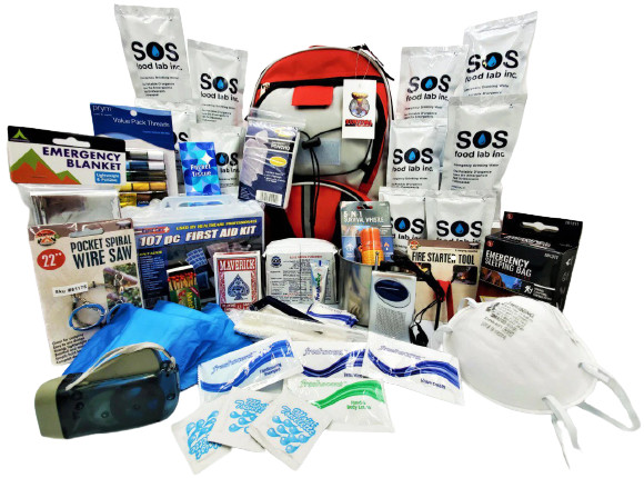 Survival Pro Shop 1 Person Emergency Kit / Survival Bag (72 Hours)