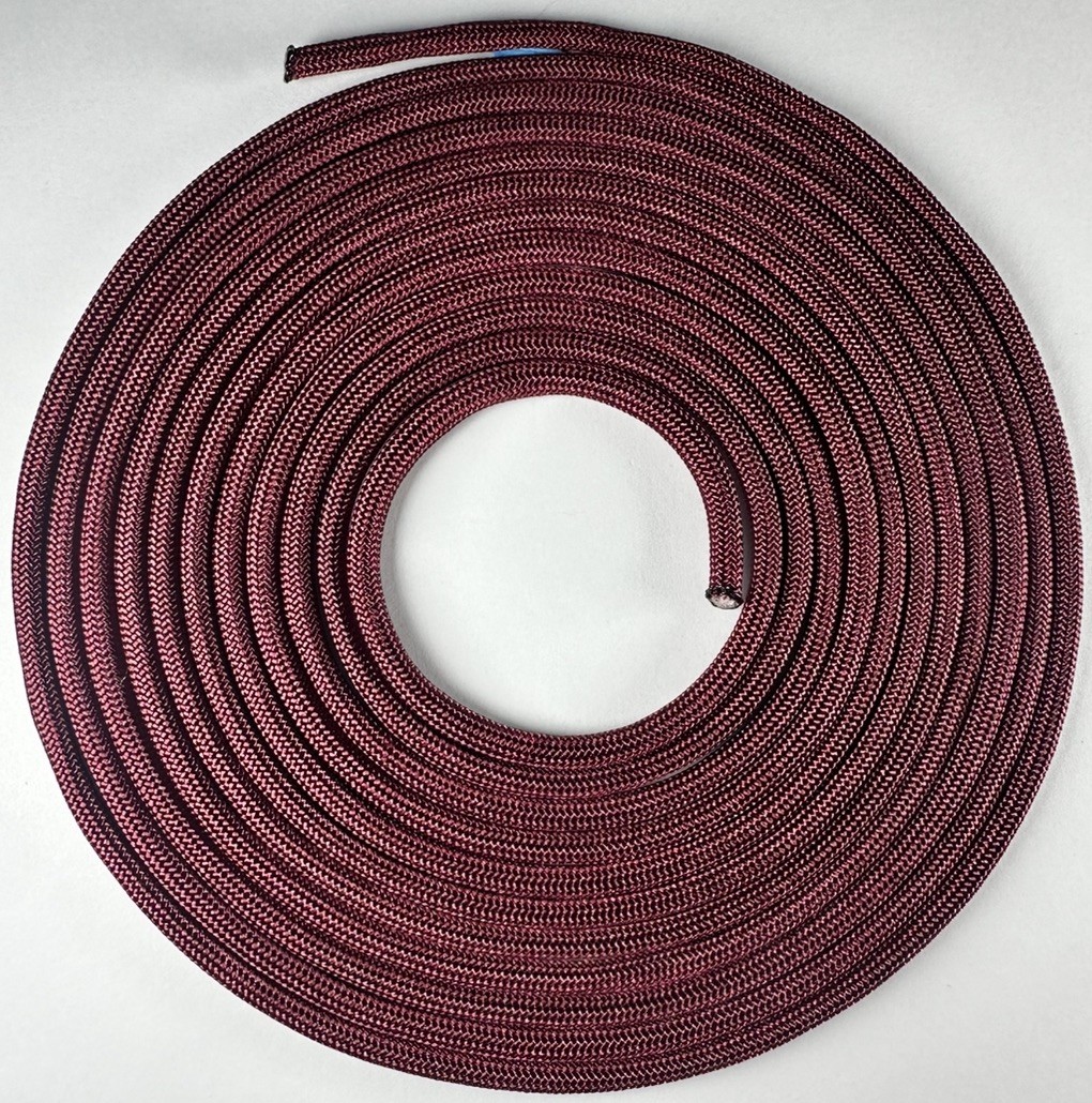 550 Paracord 10 FT – Burgundy Nylon Paracord – CordMethod