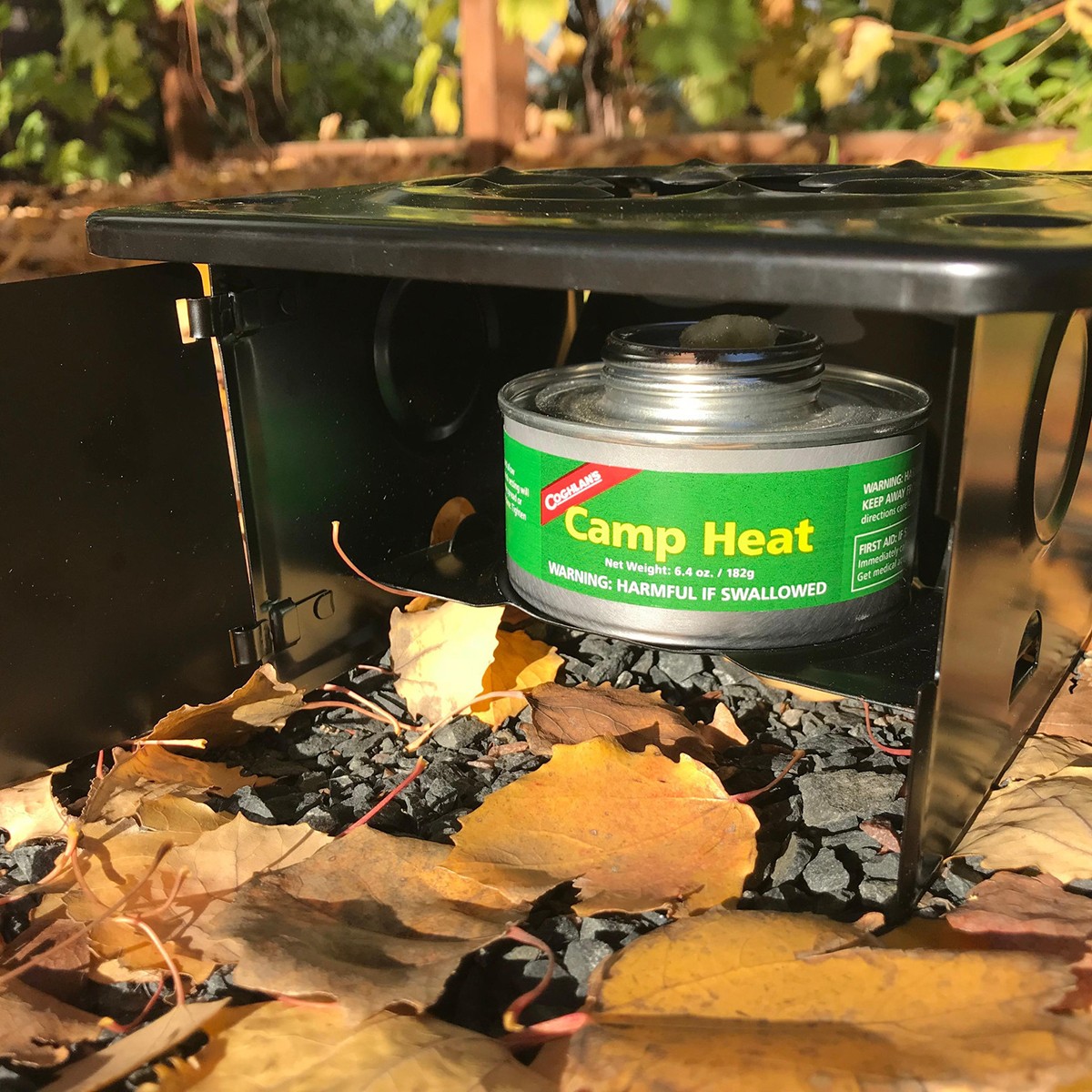 Coghlan’s Camp Heat Emergency Cooking Fuel Can (6 Pack), Recloseable 4-6 hr Burn