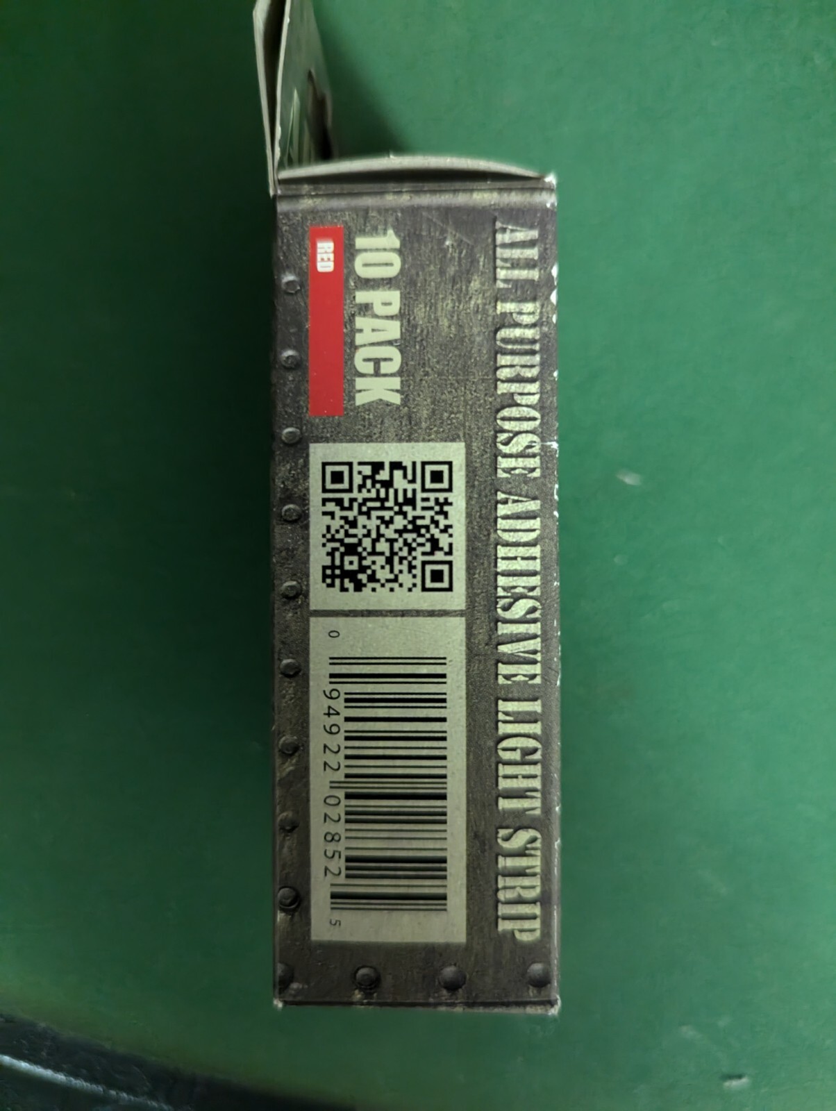 Brite-Strike A.P.A.L.S. All Purpose Adhesive Light Strips, Red, 10 pack, NOS