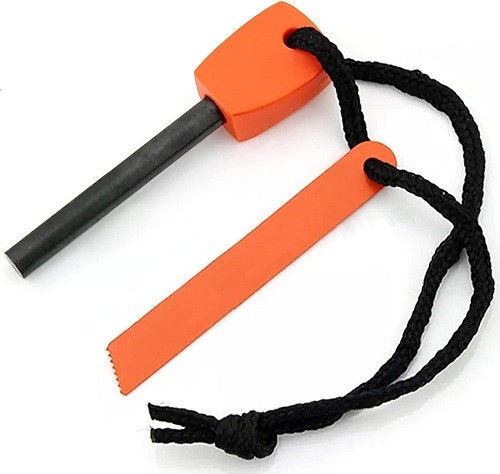 20x Emergency Flint Fire Starter Rod Lighter Magnesium Camping Tool Kits
