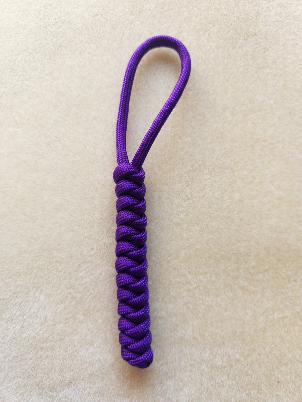 550 Paracord Keychain ID Lanyard Knife Multitool USA Seller Acid Purple