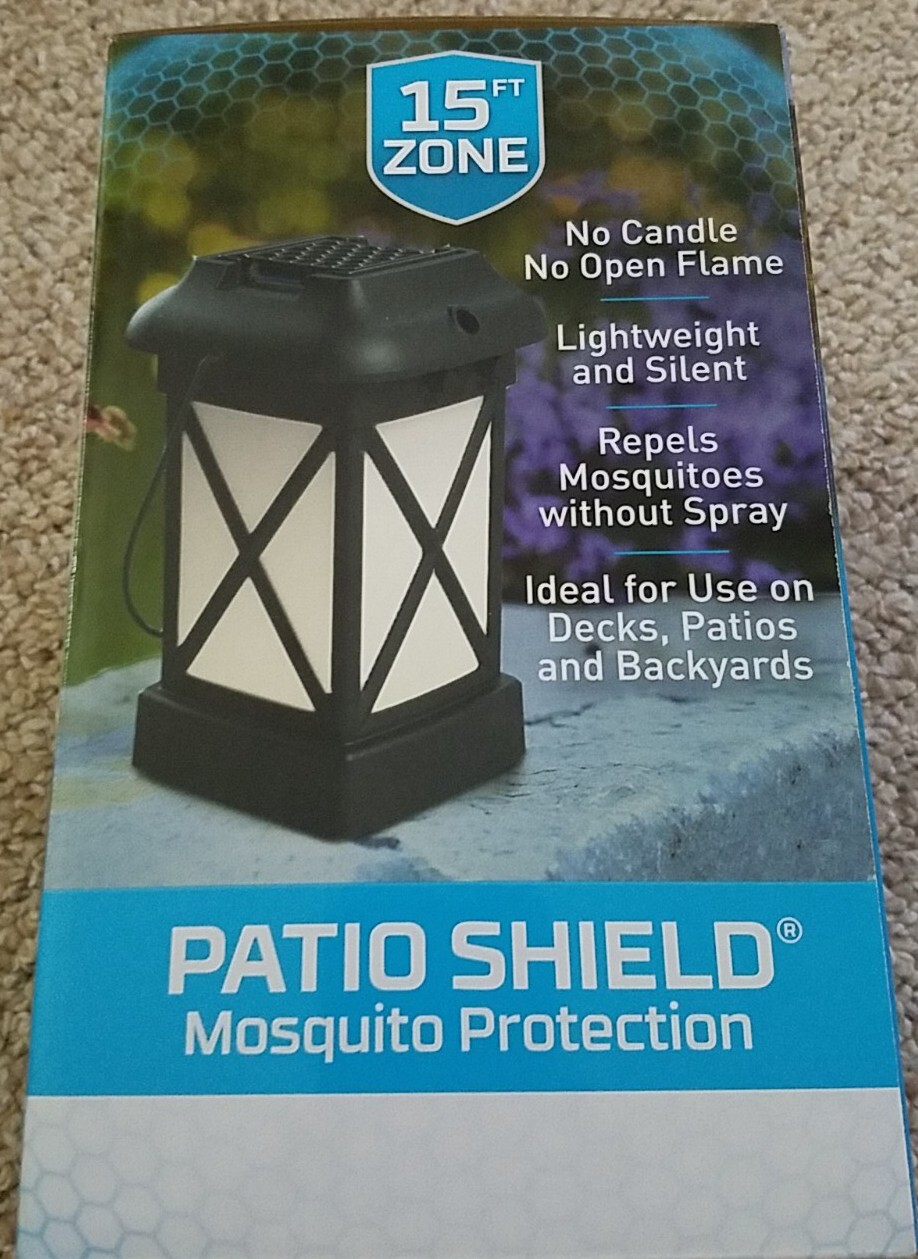 Read -Lot Of 2 NIB Thermacell Patio Shield Mosquito Protection Lantern XL, 15ft