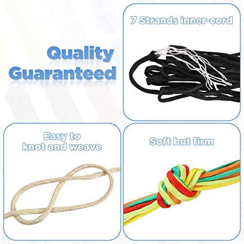 Paracord Bracelet Kit – 40 Colors, 10 Feet, Complete Accessories for Making