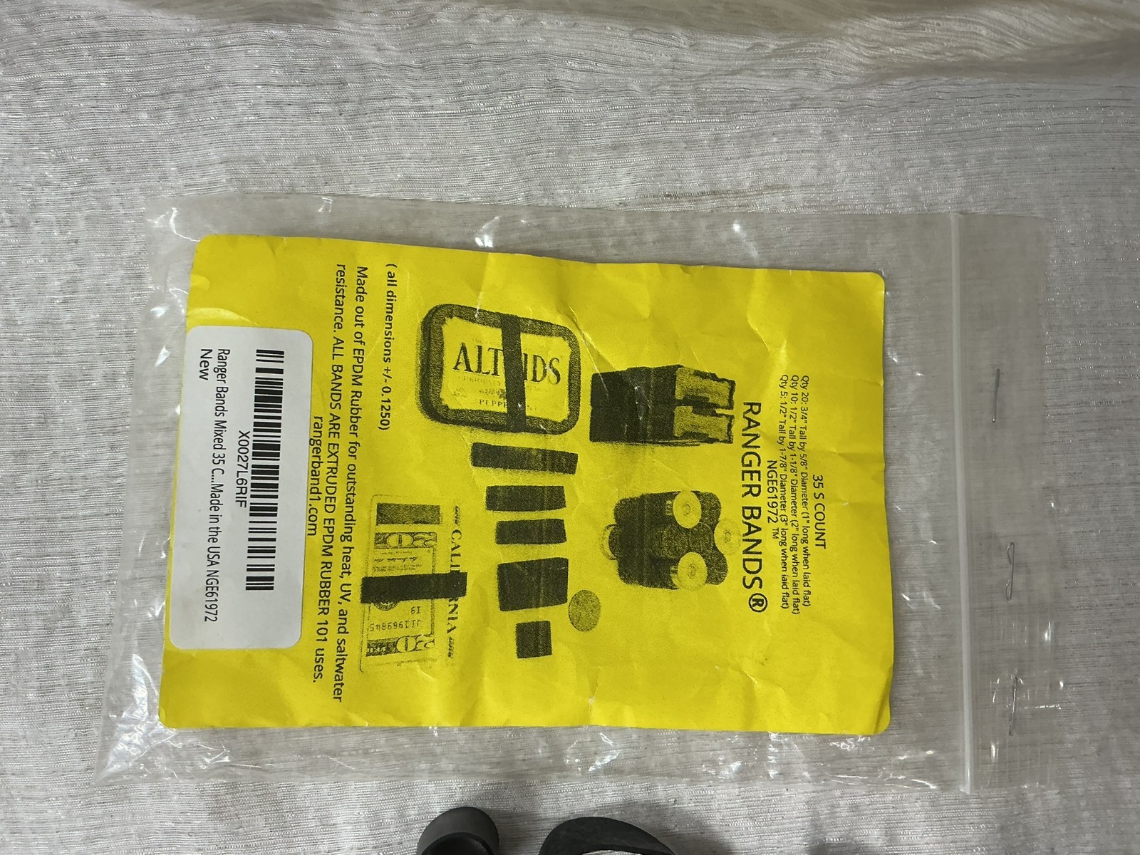 Ranger Bands EPDM Heat UV Saltwater Resistant Heavy Duty Tactical Rubber Bands