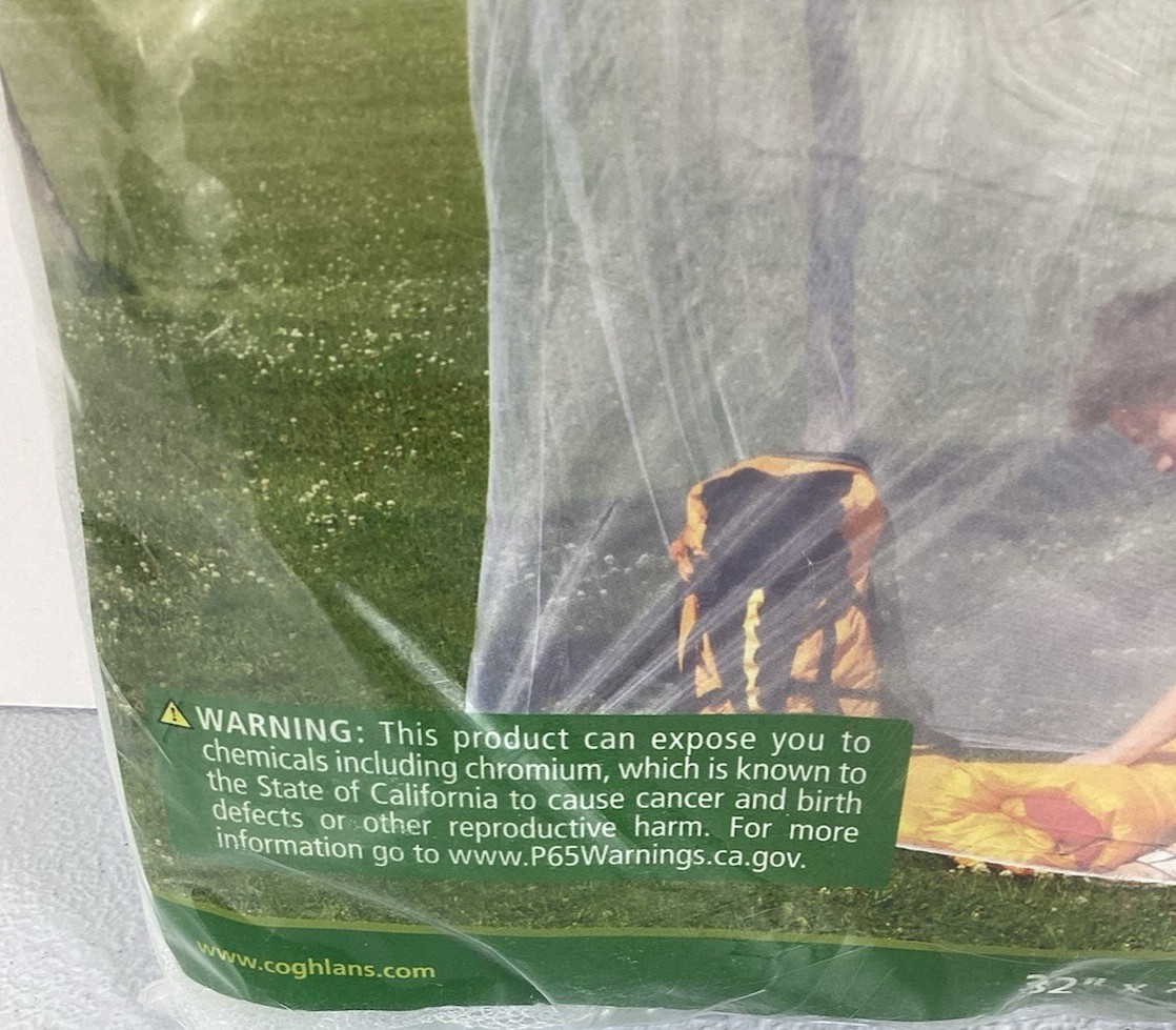 Coghlans Fine Mesh Mosquito Net 32″x78″x59″ Rectangle Factory Sealed Rectangular